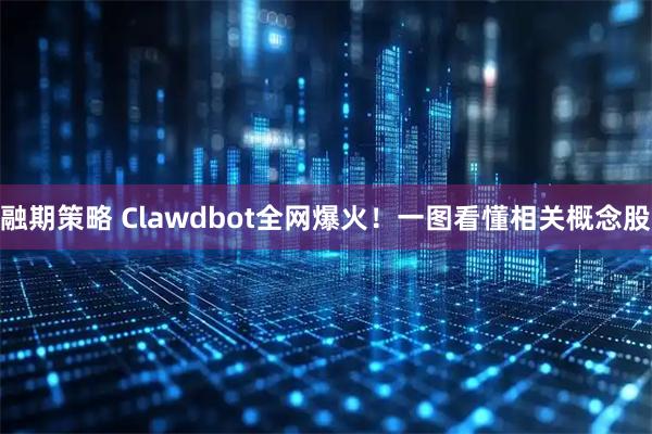 融期策略 Clawdbot全网爆火！一图看懂相关概念股
