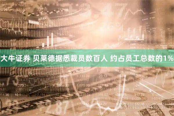 大牛证券 贝莱德据悉裁员数百人 约占员工总数的1%