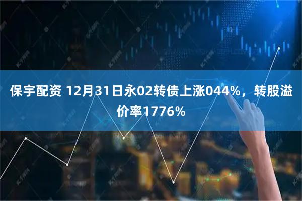 保宇配资 12月31日永02转债上涨044%，转股溢价率1776%